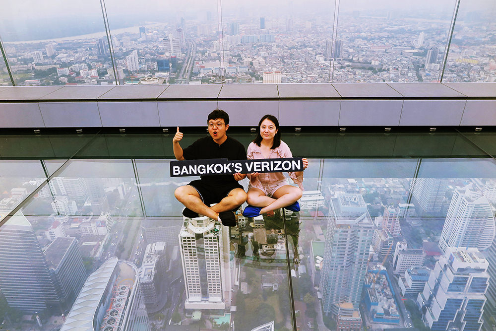 【曼谷景點】泰國最高樓 Mahanakhon SkyWalk 玻璃天空步道及高空酒吧，360 度坐擁城市即景