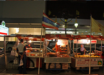malay food stalls hat yai